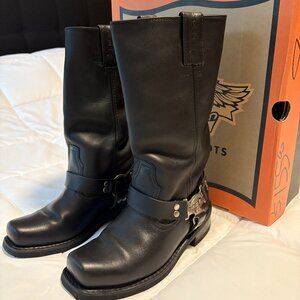 Harley Davidson Woman's Boots, Black, Size 8